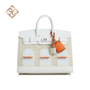Hermès Birkin 20 Sac Faubourg White Matte Alligator Palladium Hardware