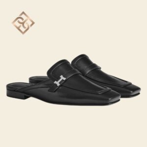 Hermès Groupie mule 39 - Noir