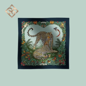 Hermès Jungle Love forever scarf 90