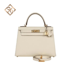 Hermès Kelly Sellier 28 Nata Epsom Gold Hardware