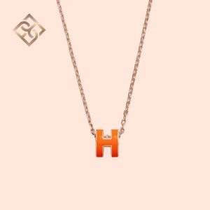 Hermes Mini Pop H Pendant Rose Dragée