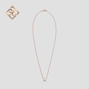 Hermes Mini Pop H Pendant Rose Dragée