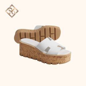 Hermès Eze Sandal - Blanc