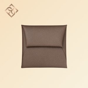 Bastia Change Purse- Etoupe Palladium Hardware