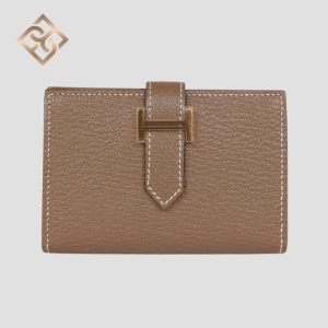 Tri-Fold Compact Bearn Wallet Etoupe