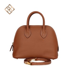 Hermès Bolide 1923 Mini Gold Evercolor Gold Hardware