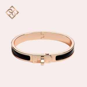 Hermès Mini Clic Kelly Bracelet- Noir