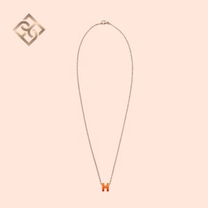 Hermes Mini Pop H Pendant Orange Groffiti