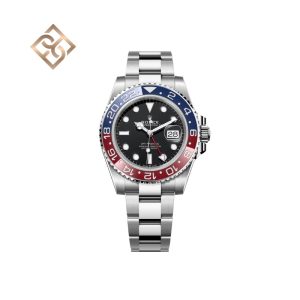GMT Master II  Oyster, 40 mm, Oystersteel , Black,  126710 BLRO