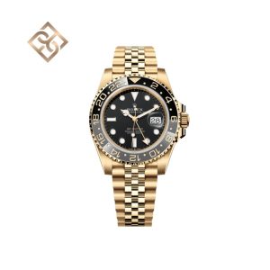 GMT MASTER -II Oyster, 40 mm, yellow gold ,Black , 126718GRNR
