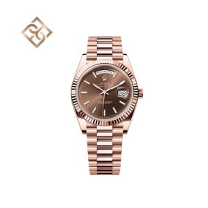 Day-Date 40 Oyster, 40 mm, Everose gold, Chocolate - 228235