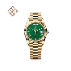 Day-Date 40 Oyster, 40 mm, yellow gold, Green - 228238