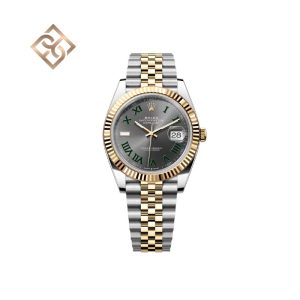 Datejust 41 Oyster, 41 mm, Oystersteel and yellow gold, Slate, Jubilee - 126333