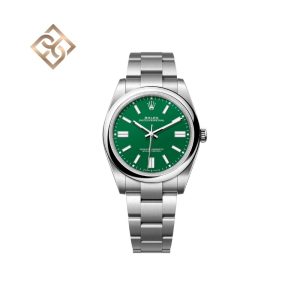 Oyster Perpetual , 36 mm Oystersteel and Green 126000