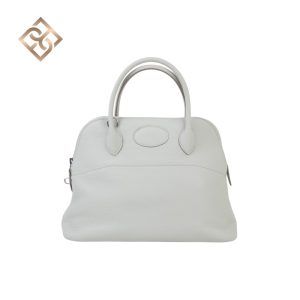 Hermès Bolide 31 Beton Clemence Palladium hardware