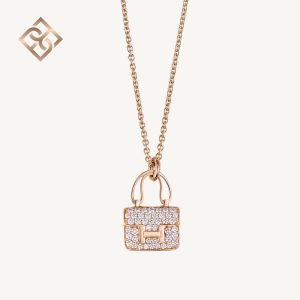 Amulettes Constance pendant Rose gold