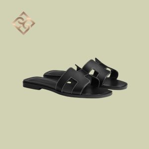 Hermès Oran Sandal 38 - Noir