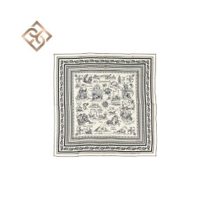 Chale 140 70% Cachemire 30% Soie Tatouages Marins HG