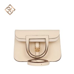 Hermès Halzan 25 Nata Clemence Gold Hardware
