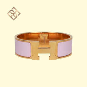 Hermès Clic Clac H Bracelet - Rose Dragee - GM