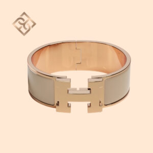 Hermès Clic H Marron Glace