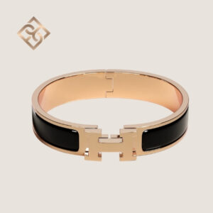 Hermès Clic H bracelet- Noir