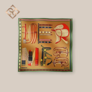 Hermès Lettres Equestre scarf 90