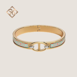 Hermès Mini Clic Chaine d'Ancre Maillon bracelet- Tropique