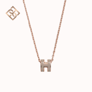 Hermès Mini Pop H Pendant Marron Glace