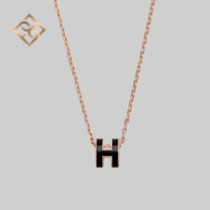 Hermes Mini Pop H Pendant Noir
