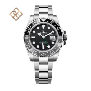 GMT-Master II Oyster 40 mm, Oystersteel, Black - 126710GRNR