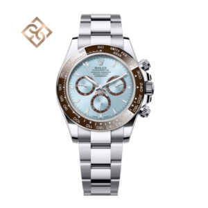 Cosmograph Daytona Ice Blue, chestnut brown counter rings 126506