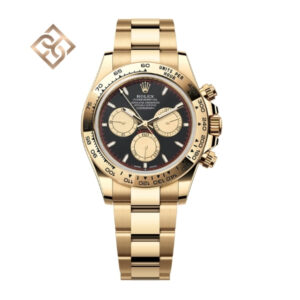 Cosmograph Daytona Oyster, 40 mm, yellow gold, Intense black and champagne - 126508