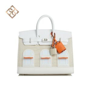 Hermès Birkin 20 Sac Faubourg White Matte Alligator Palladium Hardware