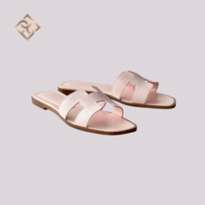 Hermès Oran Sandal 37 - Rose pale