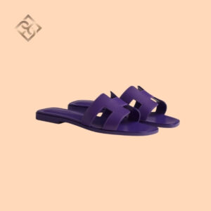 Hermès Oran Sandal 37 - Violet Majorette