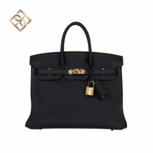 Hermès Birkin 25 Black Togo Gold Hardware