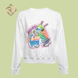 Hermès "Chevaloscope" embroidered sweatshirt
