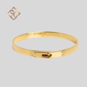 Hermès Kelly Bracelet Four Diamonds – YGHW – PM