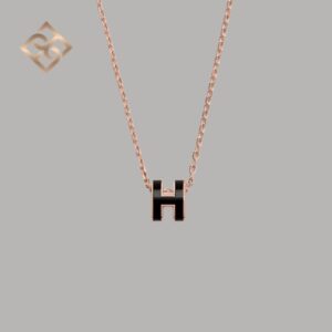 Hermès Mini Pop H Pendant – Noir – RGHW