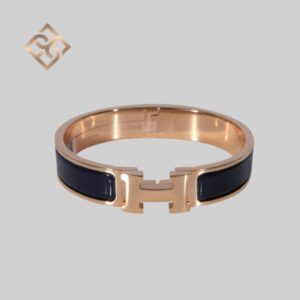 Hermès Clic H – RGHW – Bleu Abysse